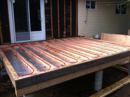 Planchers chauffants Victoriaville